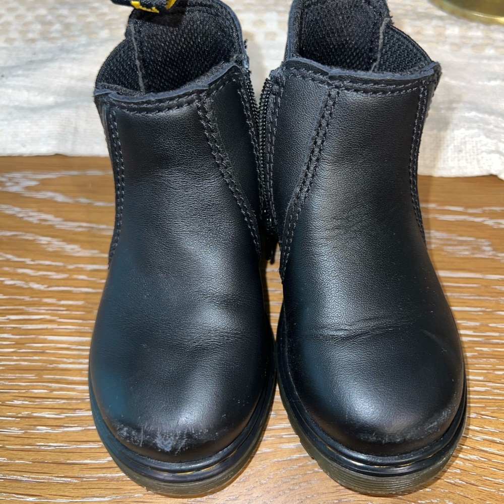 Dr. Martens Black Leather Chelsea Boots